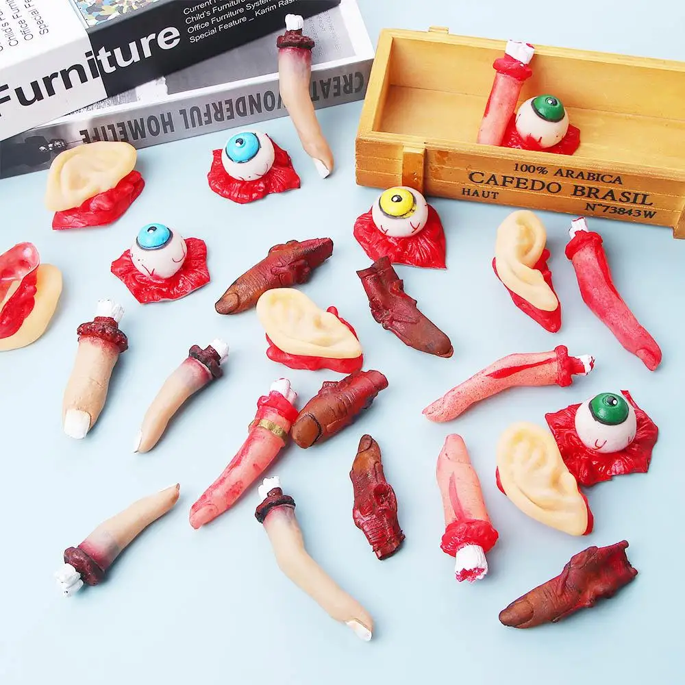 Simulated Ear Bloody Eyeball Decoration Fake Body Organs Halloween Horror Props Haunted House Party Supplies Trick Toys
Simulated Ear Bloody Eyeball Decoration Fake Body Organs Halloween Horror Props Haunted House Party Supplies Trick Toys