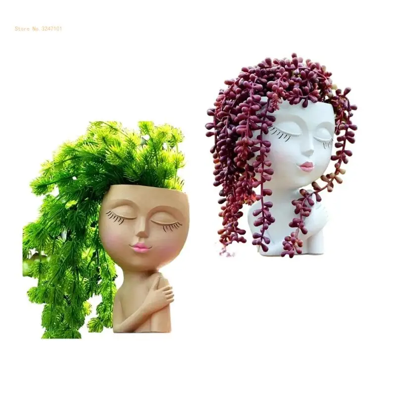 Girl Sculpture Flower Pots Succulent Container for Home Garden Office Decor Dropship
Girl Sculpture Flower Pots Succulent Container for Home Garden Office Decor Dropship