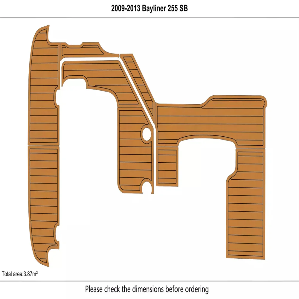 2009-2013 Bayliner 255 SB Платформа для плавания в кабине 1/4 дюйма, 6 мм, напольный из пенопласта EVA SeaDek MarineMat Gatorstep Style, самоклеящаяся
2009-2013 Bayliner 255 SB Платформа для плавания в кабине 1/4 дюйма, 6 мм, напольный из пенопласта EVA SeaDek MarineMat Gatorstep Style, самоклеящаяся
