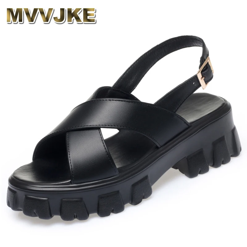 Women Sandals Summer New Genuine Leather Ladies Roman Sandals Platform Fashion Sandals Women
Women Sandals Summer New Genuine Leather Ladies Roman Sandals Platform Fashion Sandals Women
