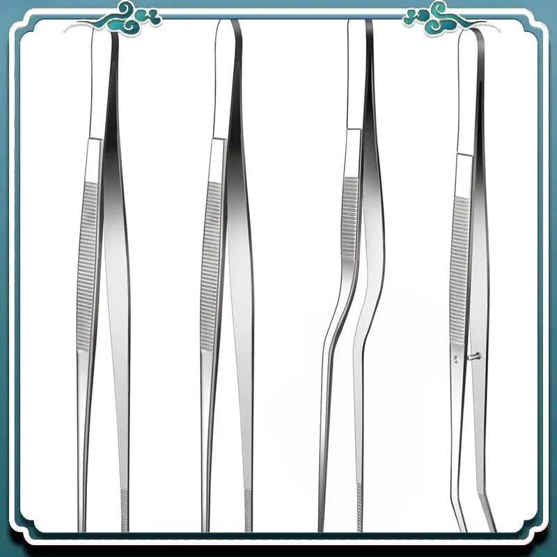 Fine Tweezer Tongs,4Pcs Cooking Tweezers,6.3Inch Stainless Steel Food Tweezers,Kitchen Tweezer For Baking, BBQ
Fine Tweezer Tongs,4Pcs Cooking Tweezers,6.3Inch Stainless Steel Food Tweezers,Kitchen Tweezer For Baking, BBQ