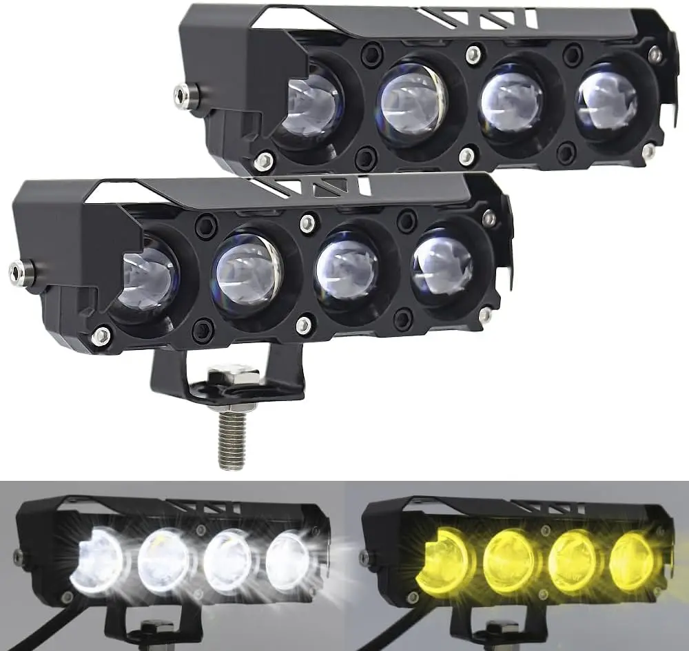 LED Yellow/White Motorcycle Driving Fog Lights Bar 2Pcs 5Inch Offroad Driving Lights Pod Light Work Auxiliary Lights
LED Yellow/White Motorcycle Driving Fog Lights Bar 2Pcs 5Inch Offroad Driving Lights Pod Light Work Auxiliary Lights