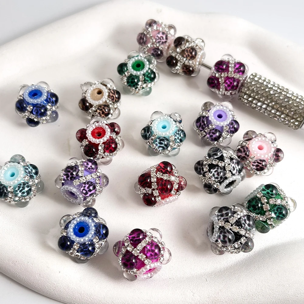 Cordial Design 50Pcs 16*18mm Handmade Beads / DIY / Elegant / Rhinestone Coated / Round / Jewelry Supplies #20286
Cordial Design 50Pcs 16*18mm Handmade Beads / DIY / Elegant / Rhinestone Coated / Round / Jewelry Supplies #20286