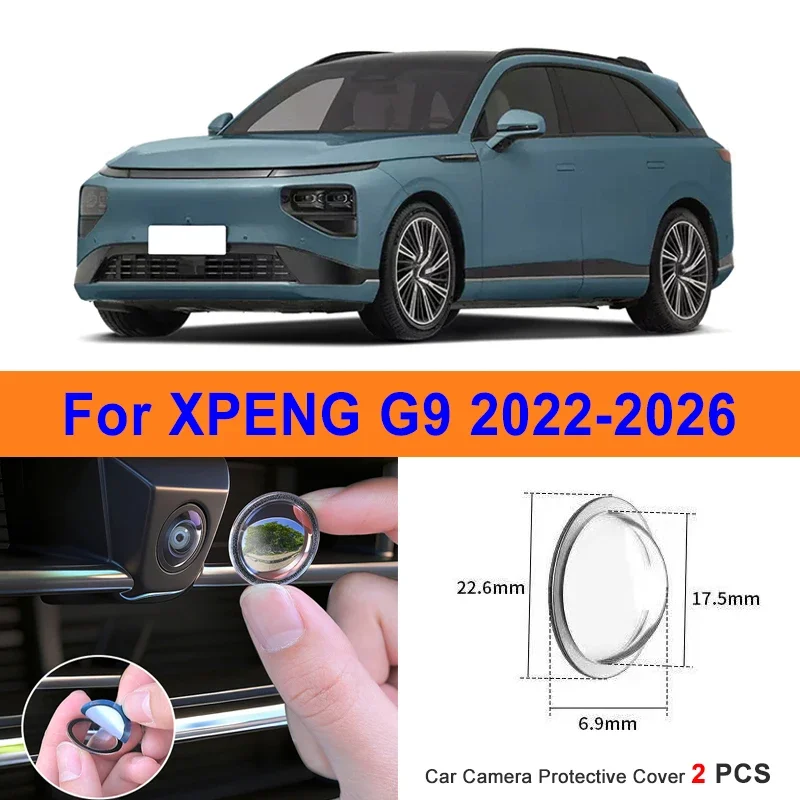 360 Reverse Image Car Camera Cover Anti-Scratch PC Lens Protector Stickers For XPENG G9 2022-2026 2Pcs
360 Reverse Image Car Camera Cover Anti-Scratch PC Lens Protector Stickers For XPENG G9 2022-2026 2Pcs