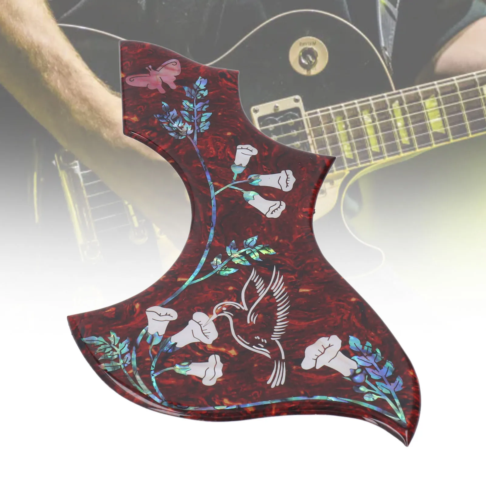Adhesive Back Hummingbird Pickguard Acoustic Guitar Replacement Self Adhesive Back Scratch Proof 2mm Thick Hummingbird Pickguard
Adhesive Back Hummingbird Pickguard Acoustic Guitar Replacement Self Adhesive Back Scratch Proof 2mm Thick Hummingbird Pickguard