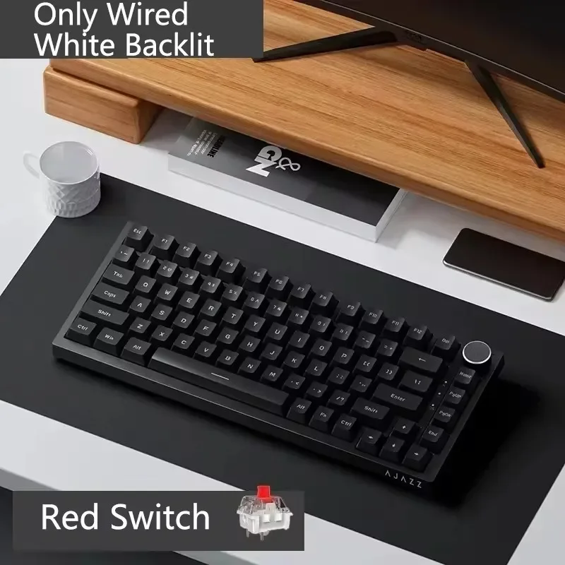 AK820 PRO Mechanical Keyboard Tri-mode/ Wired Hot Swap Gasket Structure RGB Backlit Customized Gaming keyboard Gamer Gift
AK820 PRO Mechanical Keyboard Tri-mode/ Wired Hot Swap Gasket Structure RGB Backlit Customized Gaming keyboard Gamer Gift