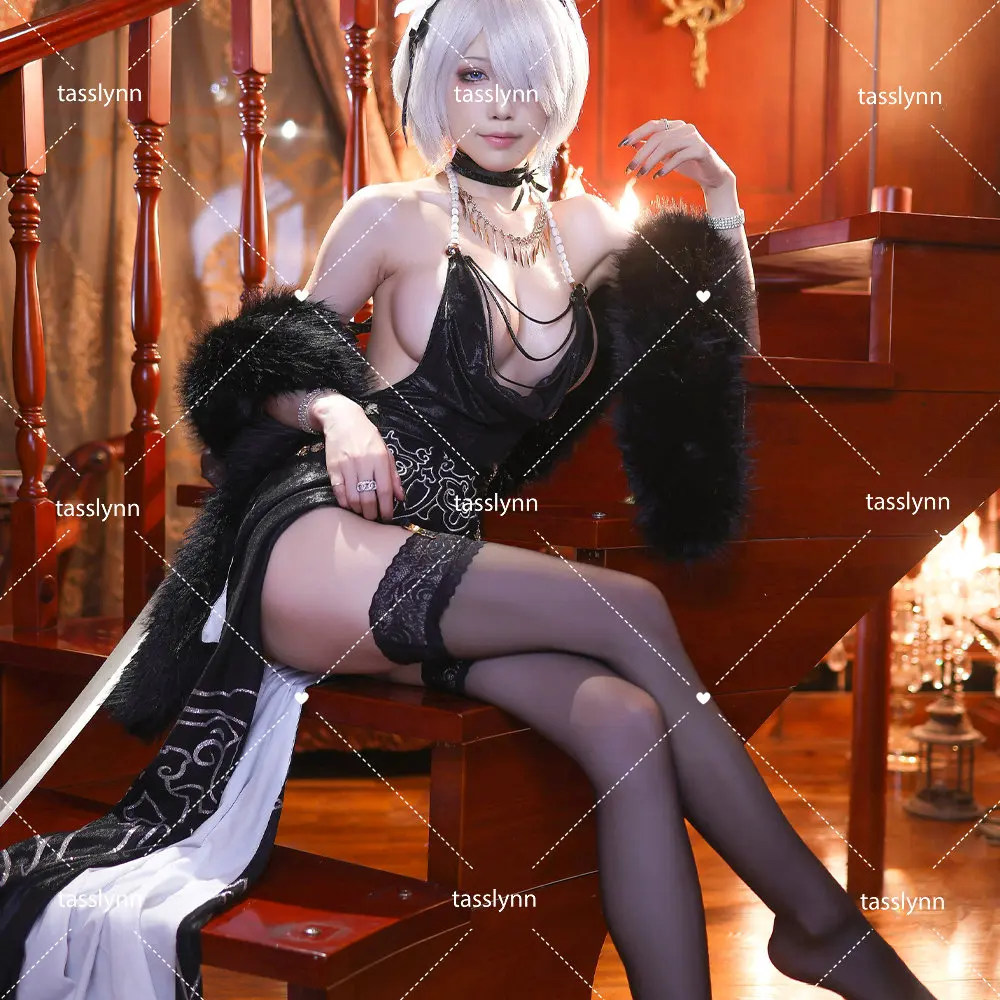 Черный костюм для косплея YoRHa 2B, костюм для косплея из аниме NieR, горячее сексуальное нижнее белье, черное горячее женское платье-Ципао 2b
Черный костюм для косплея YoRHa 2B, костюм для косплея из аниме NieR, горячее сексуальное нижнее белье, черное горячее женское платье-Ципао 2b