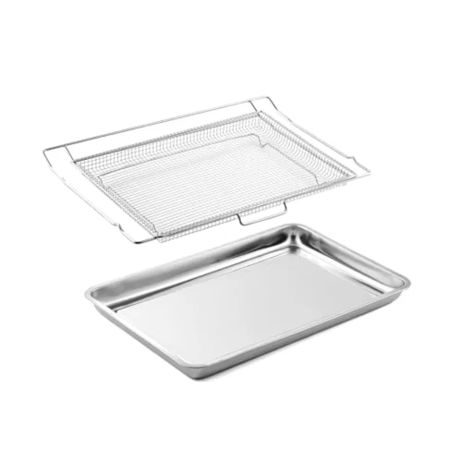 Air fryer tray for LG models LRAL302S/LRAL303S/LDG4313ST/LRE3061ST: 304 stainless steel, silver, corrosion-resistant, dishwashe
Air fryer tray for LG models LRAL302S/LRAL303S/LDG4313ST/LRE3061ST: 304 stainless steel, silver, corrosion-resistant, dishwashe