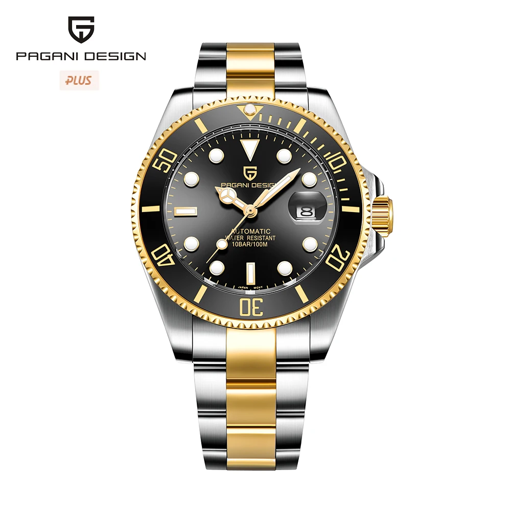 PAGANI Men Watches Automatic Black Watch Waterproof Business Sport Mechanical Wristwatch Stainless Steel Design Brand Luxury
PAGANI Men Watches Automatic Black Watch Waterproof Business Sport Mechanical Wristwatch Stainless Steel Design Brand Luxury