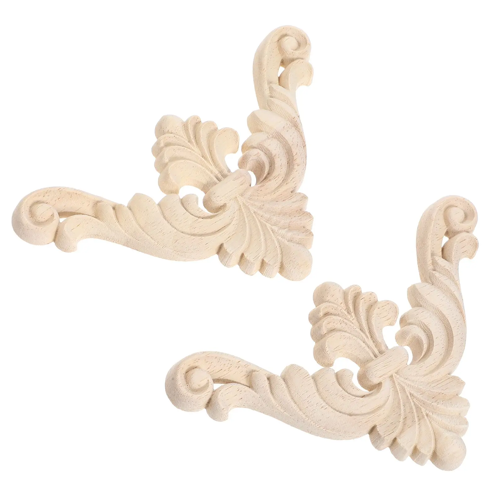2 Pcs Wood Carving Applique Unpainted Vintage Decorative Accessories for Doors Cabinets Mirrors Furniture
2 Pcs Wood Carving Applique Unpainted Vintage Decorative Accessories for Doors Cabinets Mirrors Furniture
