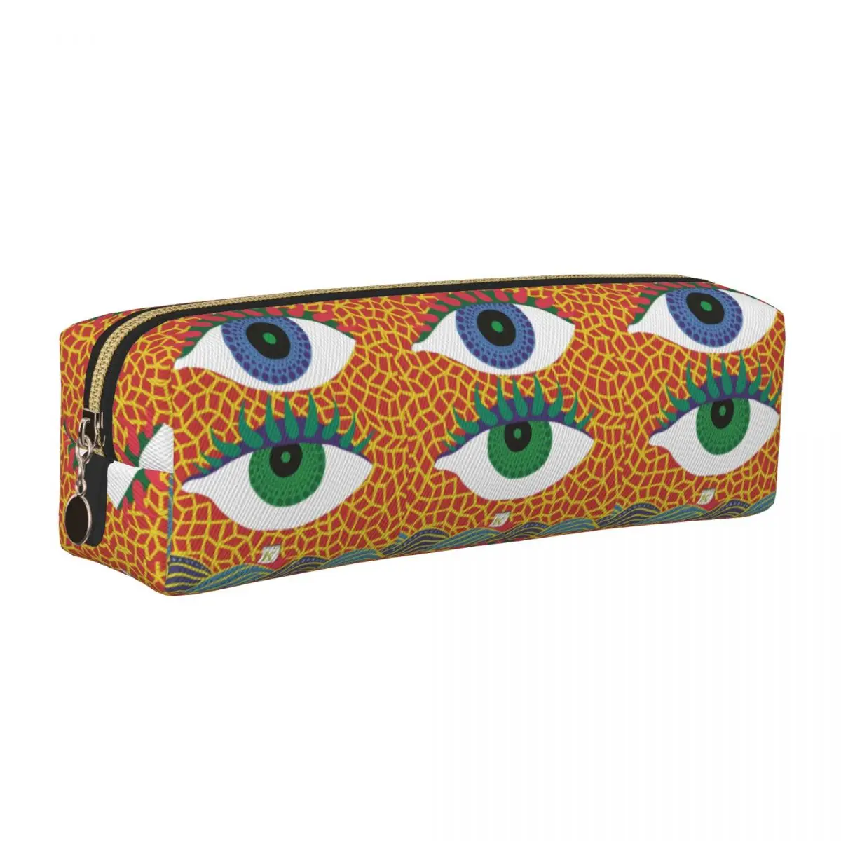 Пеналы Yayoi Kusama с двумя глазами, эстетические пеналы в горошек, держатель для ручек для студенческих сумок, школьные косметические канцелярские принадлежности
Пеналы Yayoi Kusama с двумя глазами, эстетические пеналы в горошек, держатель для ручек для студенческих сумок, школьные косметические канцелярские принадлежности