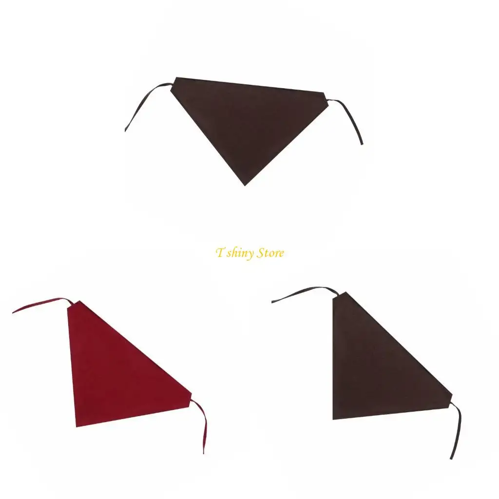 N58F AntiStain Triangular Head Cover Laceup Head Scarf For Restaurant Kitchen Use
N58F AntiStain Triangular Head Cover Laceup Head Scarf For Restaurant Kitchen Use