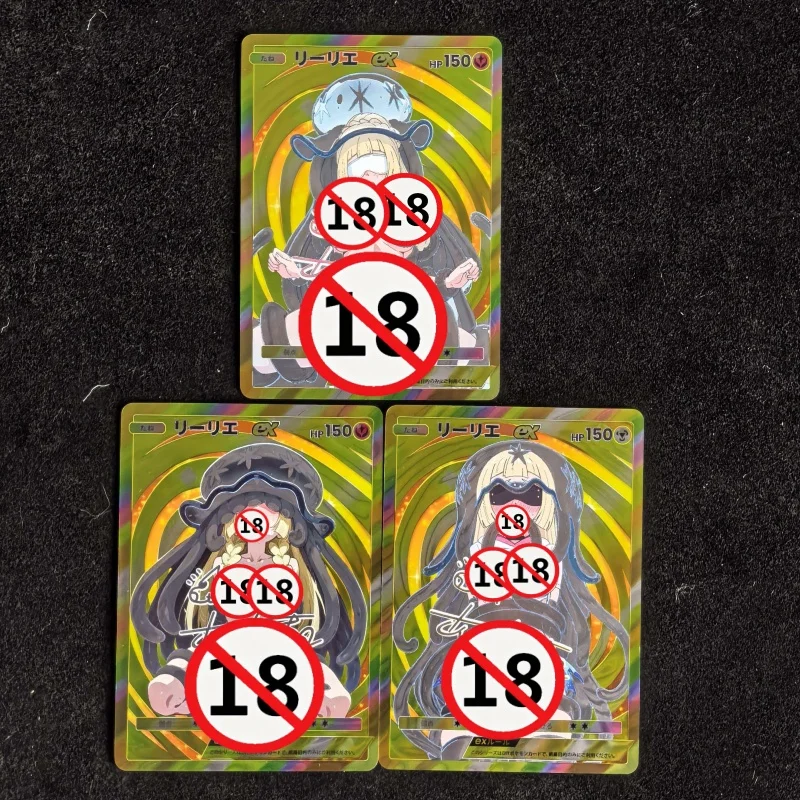 3pcs/set PTCG Trainer Girl Lillie Gold Lottery Collection Card Refraction Color Flash ACG Goddess Story Lillie Game Anime Card
3pcs/set PTCG Trainer Girl Lillie Gold Lottery Collection Card Refraction Color Flash ACG Goddess Story Lillie Game Anime Card