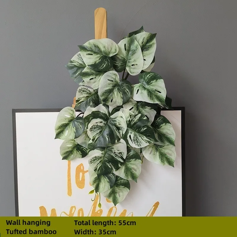 Indoor wall courtyard wall hanging garden artificial green plant turtle back bamboo living room fake leaves home decoration
Indoor wall courtyard wall hanging garden artificial green plant turtle back bamboo living room fake leaves home decoration