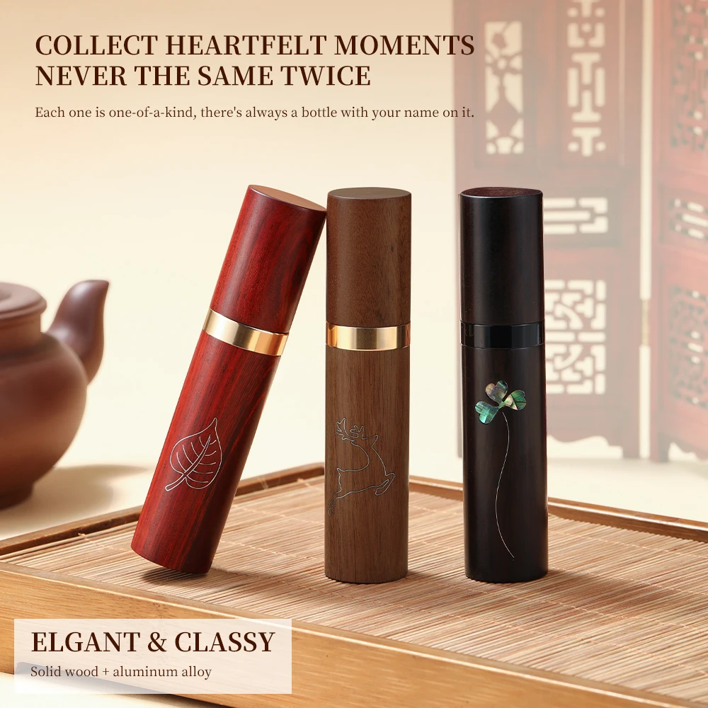 5ml Wooden Mini Bottom Filling Perfume Spray Dispenser Bottles Refillable Perfume Atomizer Portable Liquid Container Bottle
5ml Wooden Mini Bottom Filling Perfume Spray Dispenser Bottles Refillable Perfume Atomizer Portable Liquid Container Bottle
