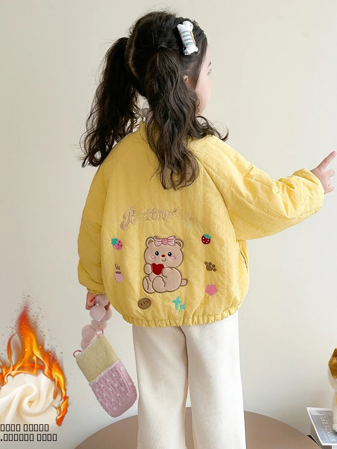 Girls Fce Lined ort Thi Winter Jaet Cute Sle Stand Version Cotton Padded Coat for Kids Baby Faionable Winter ...
Girls Fce Lined ort Thi Winter Jaet Cute Sle Stand Version Cotton Padded Coat for Kids Baby Faionable Winter ...