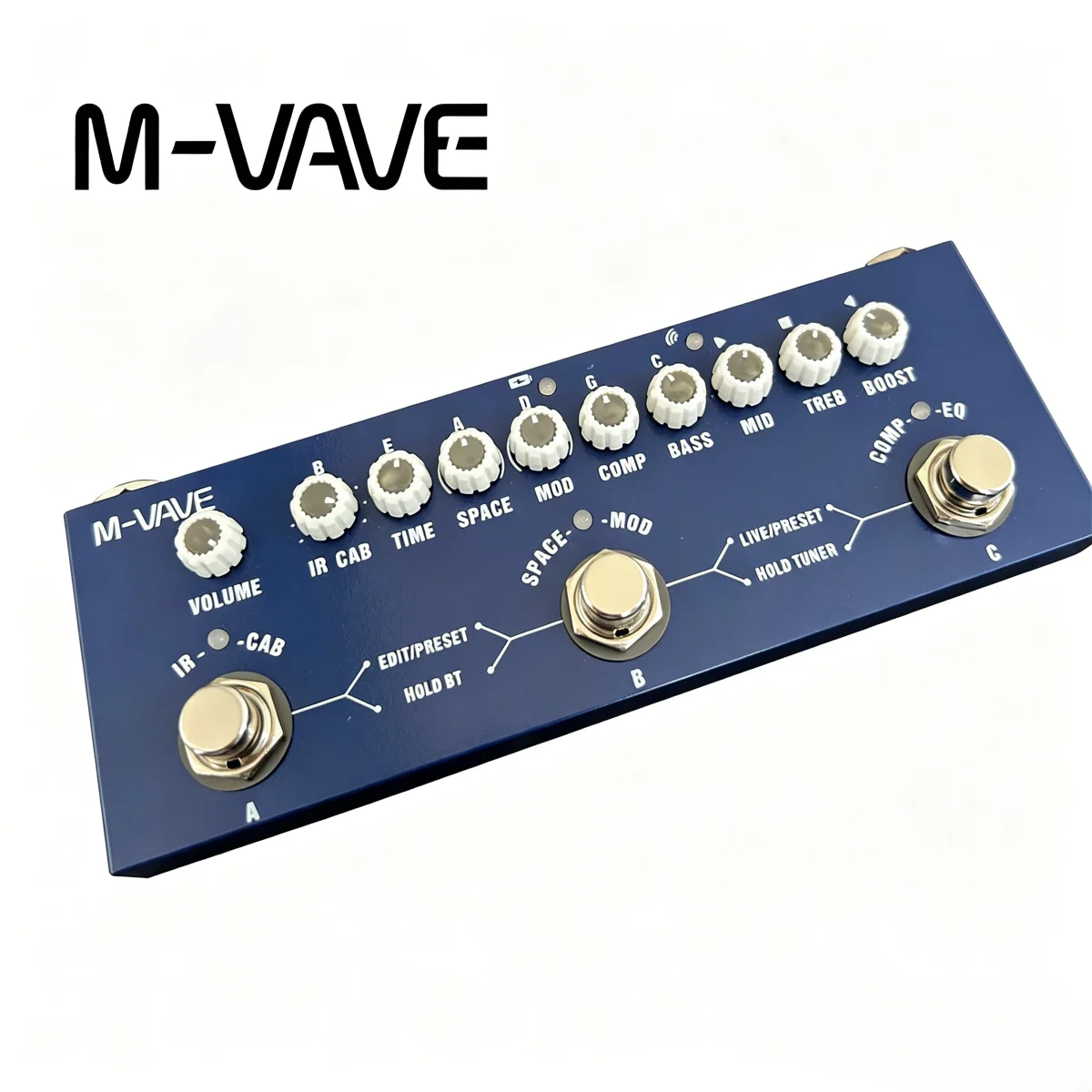 M-VAVE Cube BABY Bass Compact Bass Guitar Preamp Multi-Effects Pedal, 9 Amp Models 8 IR Cab Slots Bluetooth Rechargeable
M-VAVE Cube BABY Bass Compact Bass Guitar Preamp Multi-Effects Pedal, 9 Amp Models 8 IR Cab Slots Bluetooth Rechargeable