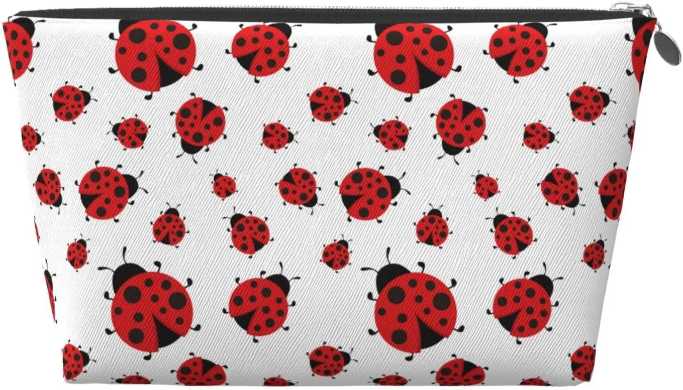 Cute Ladybirds Makeup Bag Women Travel Size Toiletries Leather Waterproof Toiletry Bag Travel Essentials for Shampoo, Conditione
Cute Ladybirds Makeup Bag Women Travel Size Toiletries Leather Waterproof Toiletry Bag Travel Essentials for Shampoo, Conditione