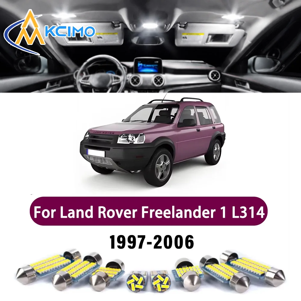 KCIMO New LED Canbus Interior Reading Dome Vanity Light Kit Suitable For Land Rover Freelander 1 L314 1997-2006 Premium Lights
KCIMO New LED Canbus Interior Reading Dome Vanity Light Kit Suitable For Land Rover Freelander 1 L314 1997-2006 Premium Lights