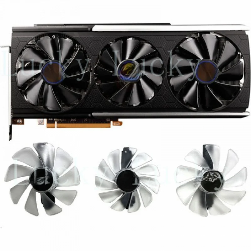 Вентилятор охлаждения видеокарты для SAPPHIRE RX5700XT 8GB NITRO+ Special Edition
Вентилятор охлаждения видеокарты для SAPPHIRE RX5700XT 8GB NITRO+ Special Edition