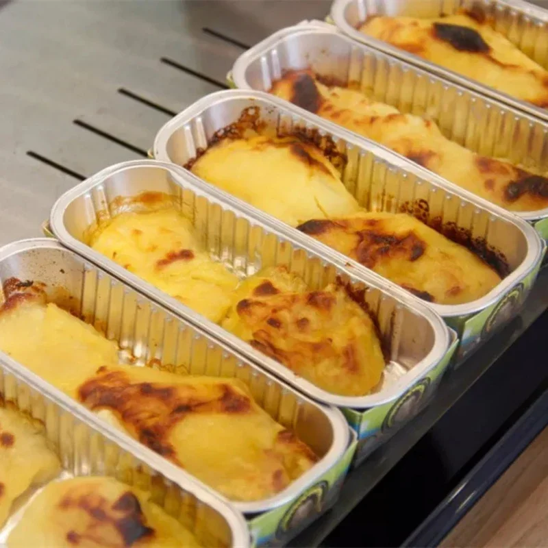Oil-Proof Aluminum Foil Tin Box Round Disposable Tray Non-Stick Liner Steaming Basket Mat for Cake Pastry Food Bakeware Loaf Pan
Oil-Proof Aluminum Foil Tin Box Round Disposable Tray Non-Stick Liner Steaming Basket Mat for Cake Pastry Food Bakeware Loaf Pan