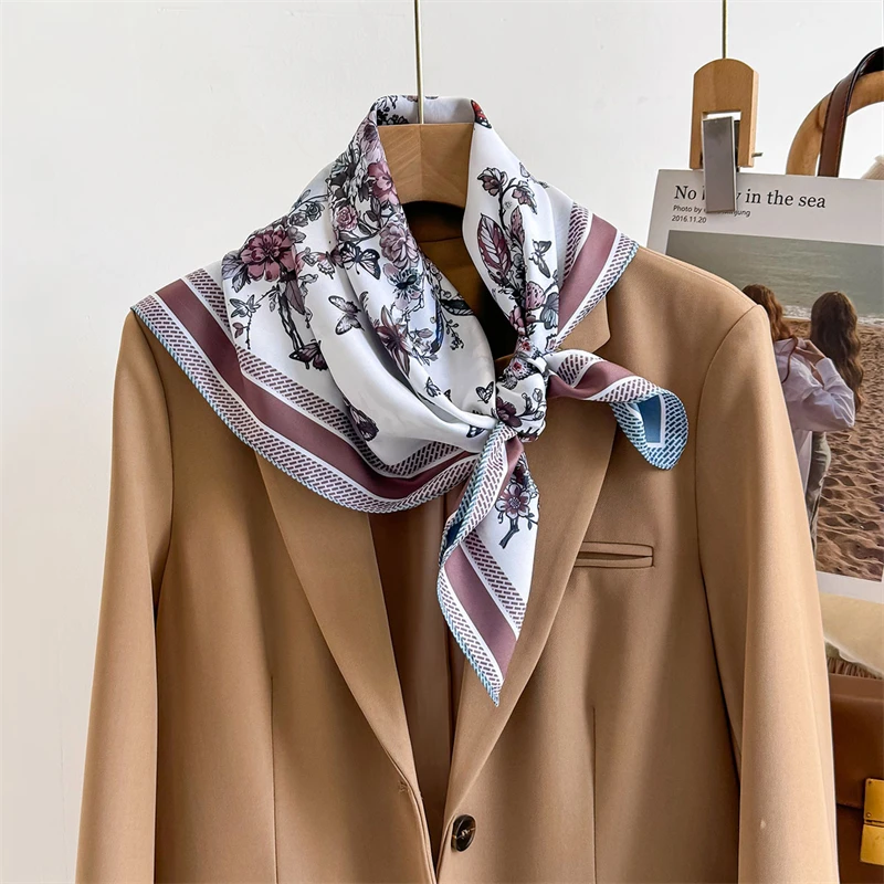 70cm Luxury Brand Square Scarf Design Double Side Shawl Wrap Print Twill Silk Women Hijab Female Foulard Headband Bandana
70cm Luxury Brand Square Scarf Design Double Side Shawl Wrap Print Twill Silk Women Hijab Female Foulard Headband Bandana