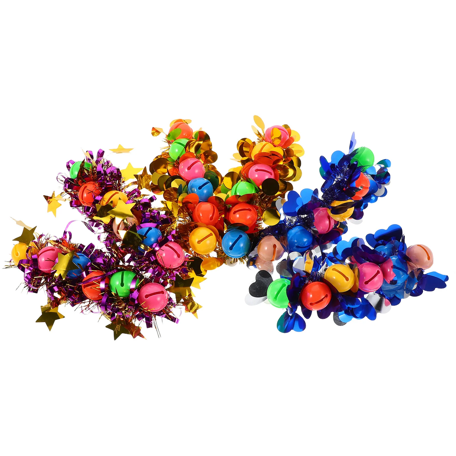 6Pcs Cheerleading Hand Flower Sequin Wrist Decor Eye Catching Sparkle Stage Lights Interactive Bells Team Integration
6Pcs Cheerleading Hand Flower Sequin Wrist Decor Eye Catching Sparkle Stage Lights Interactive Bells Team Integration
