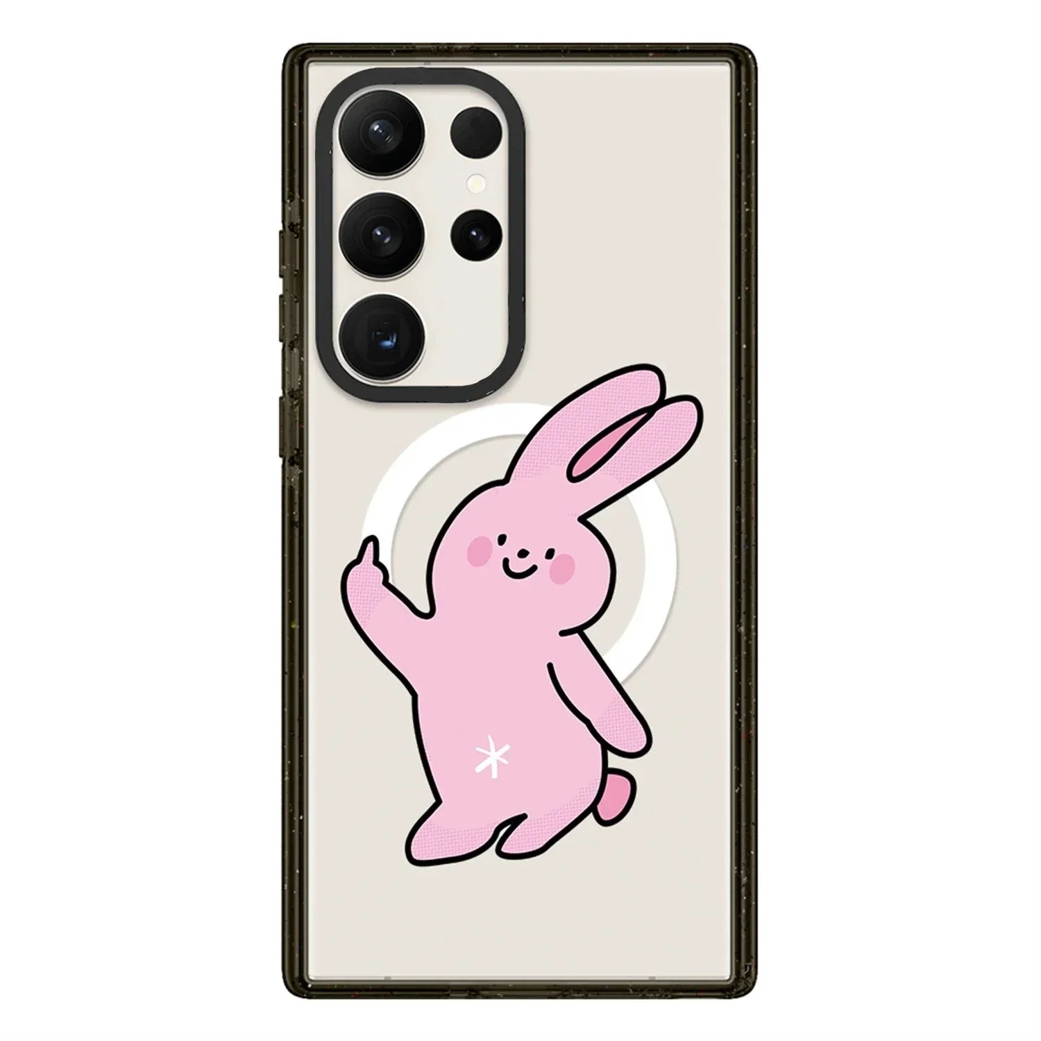 Spoof Rabbit MagSafe Acrylic Black Border Phone Case for Samsung Galaxy S 22U S23 Ultra S24 Ultra Cover Protective Shell
Spoof Rabbit MagSafe Acrylic Black Border Phone Case for Samsung Galaxy S 22U S23 Ultra S24 Ultra Cover Protective Shell