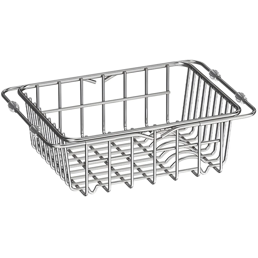 Stainless Steel Sink Basket Kitchen Draining Rack Cutlery Dish Drainer Holder Drying Rack Multi-Function Organizer
Stainless Steel Sink Basket Kitchen Draining Rack Cutlery Dish Drainer Holder Drying Rack Multi-Function Organizer