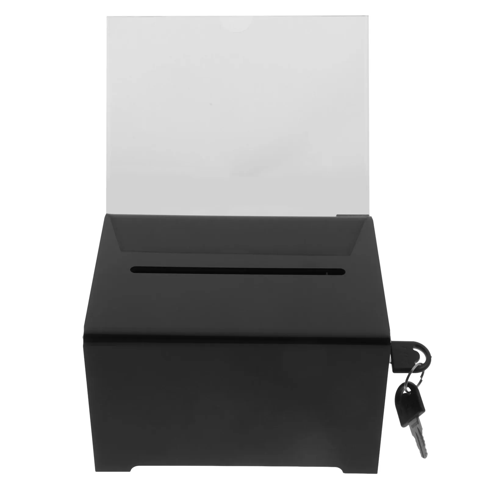 Premium Acrylic Donation Box Lock for Votes Cash Letters Complaints Suggestions Tips Fundraising and Employee
Premium Acrylic Donation Box Lock for Votes Cash Letters Complaints Suggestions Tips Fundraising and Employee