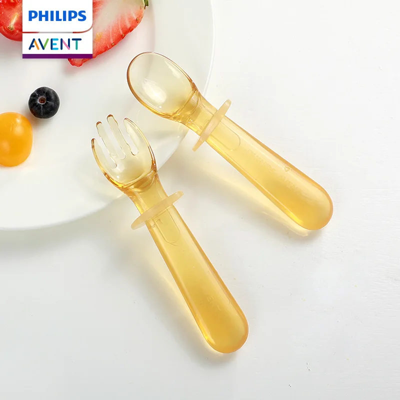 PHILIPS AVENT baby silica gel Learn to eat fork spoon suit children tableware dustproof portable non-slip handle PPSU Spoon head
PHILIPS AVENT baby silica gel Learn to eat fork spoon suit children tableware dustproof portable non-slip handle PPSU Spoon head