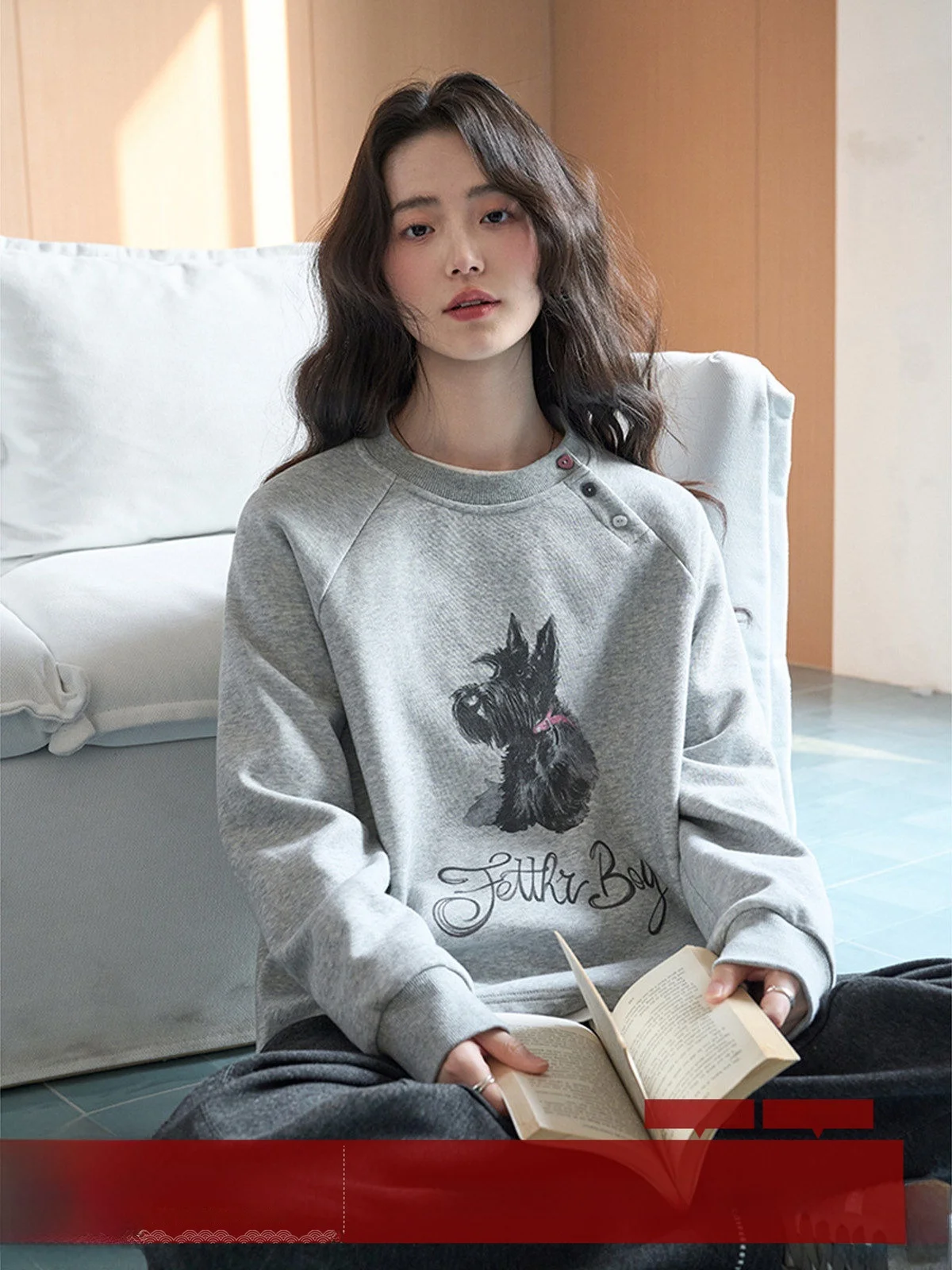 MoZao ey Long Sve Printed Sweatirt Women's Loose round Ne Overhead Spring 2026 Lazy Sle Comfortable Korean Version
MoZao ey Long Sve Printed Sweatirt Women's Loose round Ne Overhead Spring 2026 Lazy Sle Comfortable Korean Version