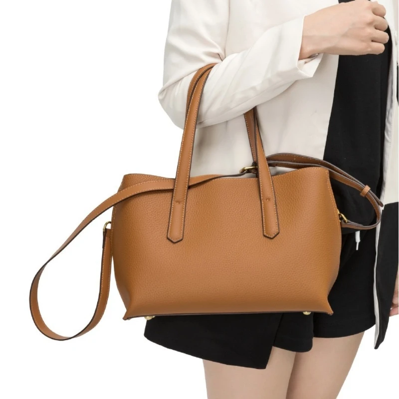Genuine Leather High Quality Shoulder Bag Female Tote Bag New Luxury Designer Handbag For Fashion Women Brand Large Shopper Bag
Genuine Leather High Quality Shoulder Bag Female Tote Bag New Luxury Designer Handbag For Fashion Women Brand Large Shopper Bag