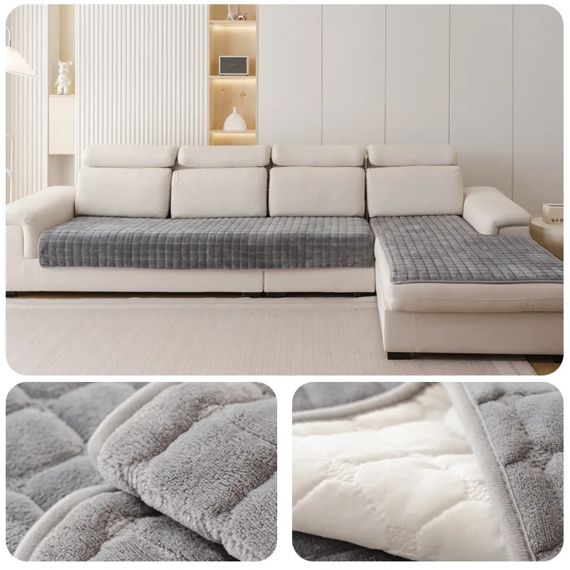 Luxury-Style Plush Flannel Living Room Sofa Cushions Winter Anti-Slip Seat Cushion Covers Soft Comfortable Sofa Pads
Luxury-Style Plush Flannel Living Room Sofa Cushions Winter Anti-Slip Seat Cushion Covers Soft Comfortable Sofa Pads