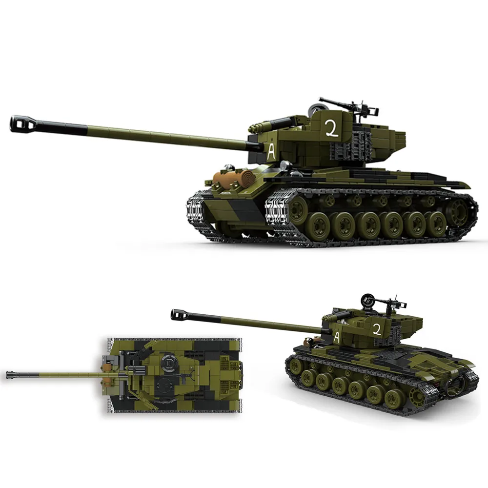 World War 2 WW2 Army Military Soldiers SWAT M26 Heavy Tank Model Assemble Building Blocks Bricks Children's Toys Gift
World War 2 WW2 Army Military Soldiers SWAT M26 Heavy Tank Model Assemble Building Blocks Bricks Children's Toys Gift