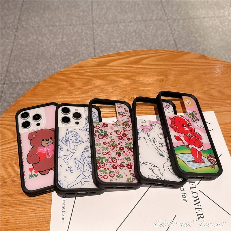 Wildflower Angel Devil Cherub Demon Phone Case for iPhone 16 15 14 13 12 17 Pro Max Plus Air Bear strawberry WF Crossbones Cover
Wildflower Angel Devil Cherub Demon Phone Case for iPhone 16 15 14 13 12 17 Pro Max Plus Air Bear strawberry WF Crossbones Cover