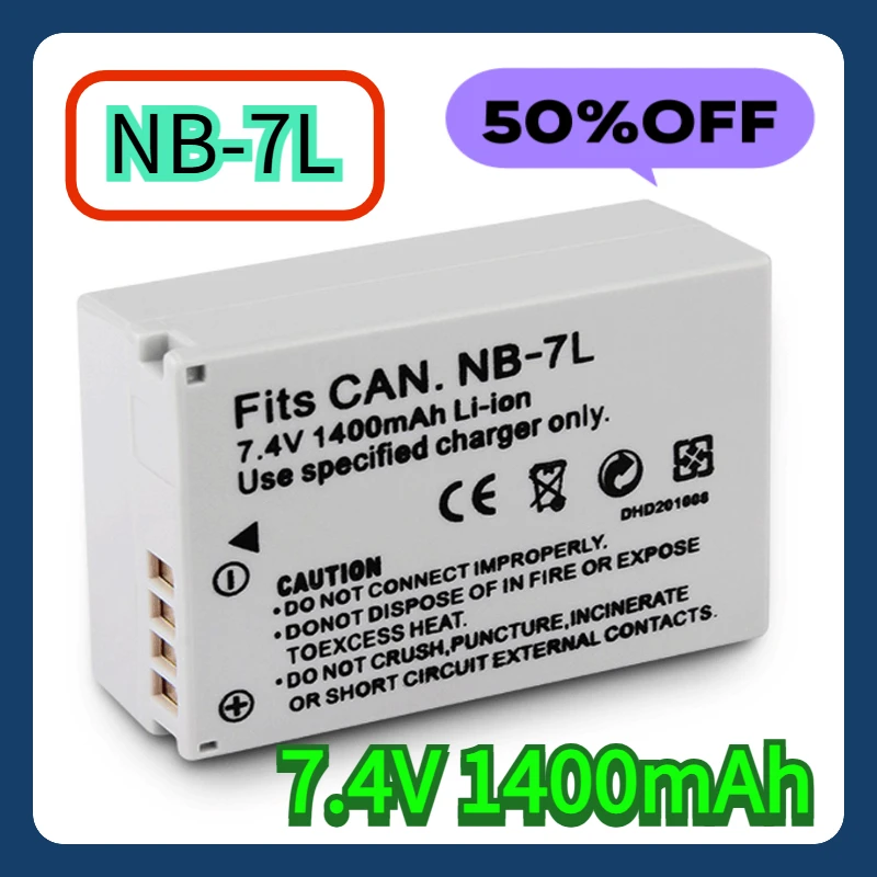 For Canon Digital Camera Battery NB-7L Lithium Battery 7L Camera Battery NB7L
For Canon Digital Camera Battery NB-7L Lithium Battery 7L Camera Battery NB7L