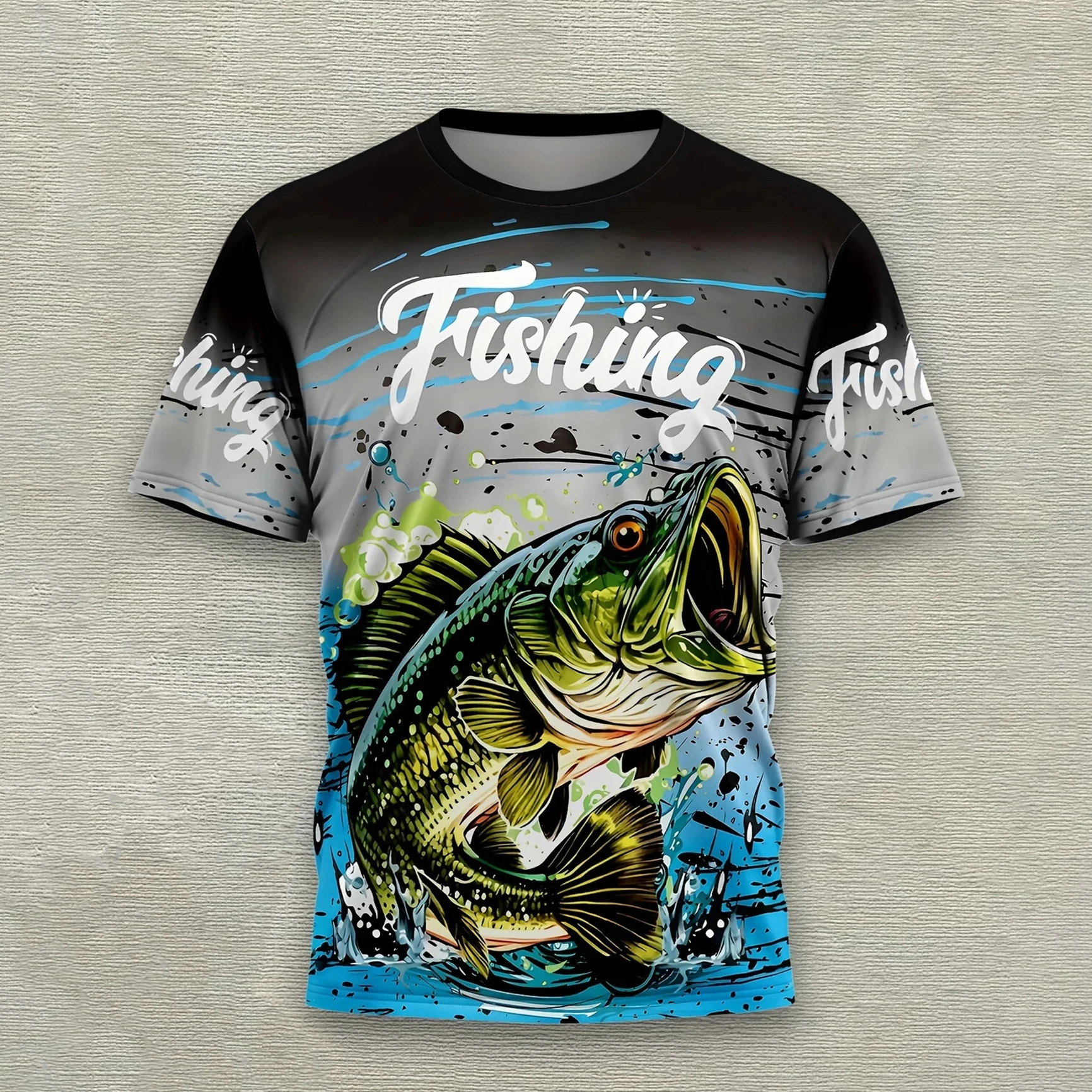 Funny 3D Fish Graphic Print Men's T-shirts Outdoor Hunting Go Fishing Clothing Casual O-neck Short Sleeve Tops Summer Loose Tees
Funny 3D Fish Graphic Print Men's T-shirts Outdoor Hunting Go Fishing Clothing Casual O-neck Short Sleeve Tops Summer Loose Tees