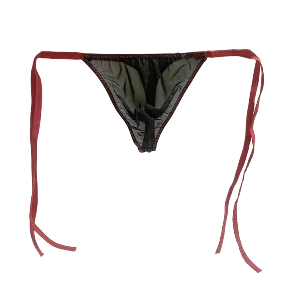Mens Sexy Briefs Mesh Pouch Panties Lace-up G-string Unique Mens Thong Underwear Made of Breathable Mesh Material and Lace
Mens Sexy Briefs Mesh Pouch Panties Lace-up G-string Unique Mens Thong Underwear Made of Breathable Mesh Material and Lace