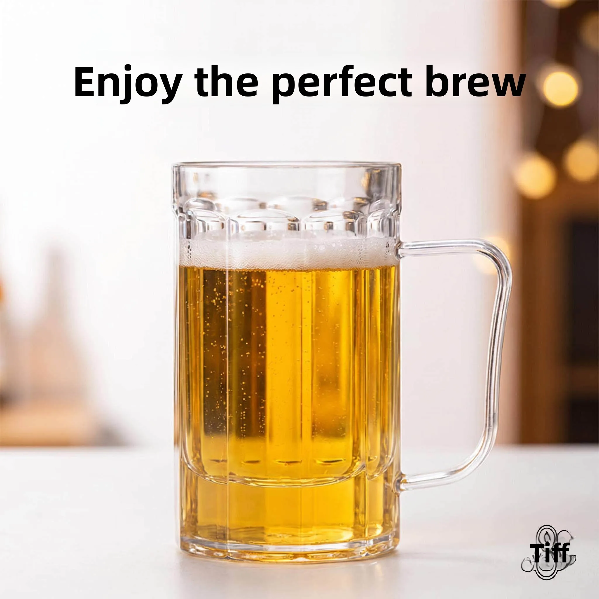 Thickened Acrylic Beer Mug Large Capacity Transparent Home Use New Style Plastic Beer Glass with Handle for Brewing Beer
Thickened Acrylic Beer Mug Large Capacity Transparent Home Use New Style Plastic Beer Glass with Handle for Brewing Beer