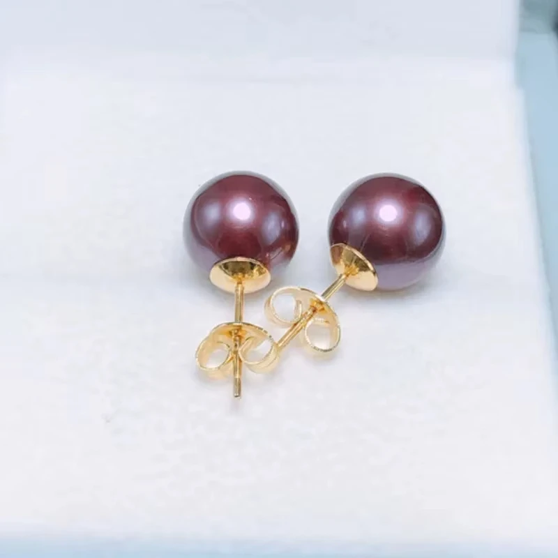 Real Natural Purple Pearl Earrings, 11-12mm, Free Shipping, Ideal Wedding Gift & Everyday Jewelry
Real Natural Purple Pearl Earrings, 11-12mm, Free Shipping, Ideal Wedding Gift & Everyday Jewelry