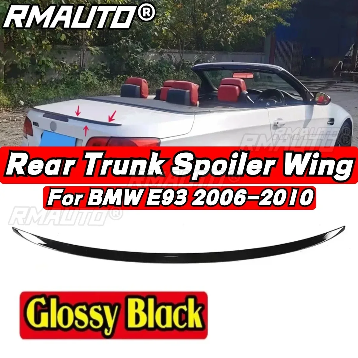 Car Rear Trunk Spoiler Car Rear Spoiler Wing Body Kit For BMW E93 335i 328i M3 CONVERTIBLE 2006-2010 Car Accessories
Car Rear Trunk Spoiler Car Rear Spoiler Wing Body Kit For BMW E93 335i 328i M3 CONVERTIBLE 2006-2010 Car Accessories