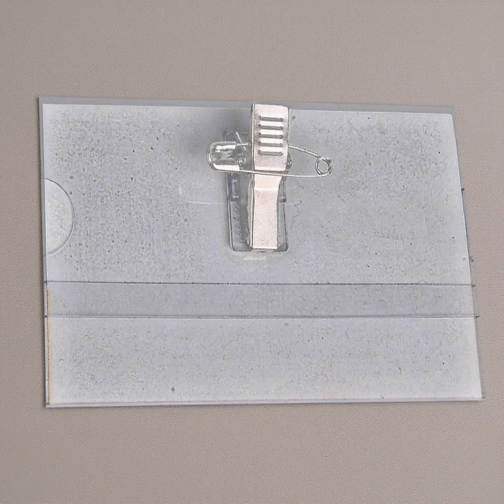 50Pcs Name Tag Holder Clips Portable Sturdy PVC Badge Clip for Medical Staff Office Workers Trade Shows School Id Cards Chest
50Pcs Name Tag Holder Clips Portable Sturdy PVC Badge Clip for Medical Staff Office Workers Trade Shows School Id Cards Chest