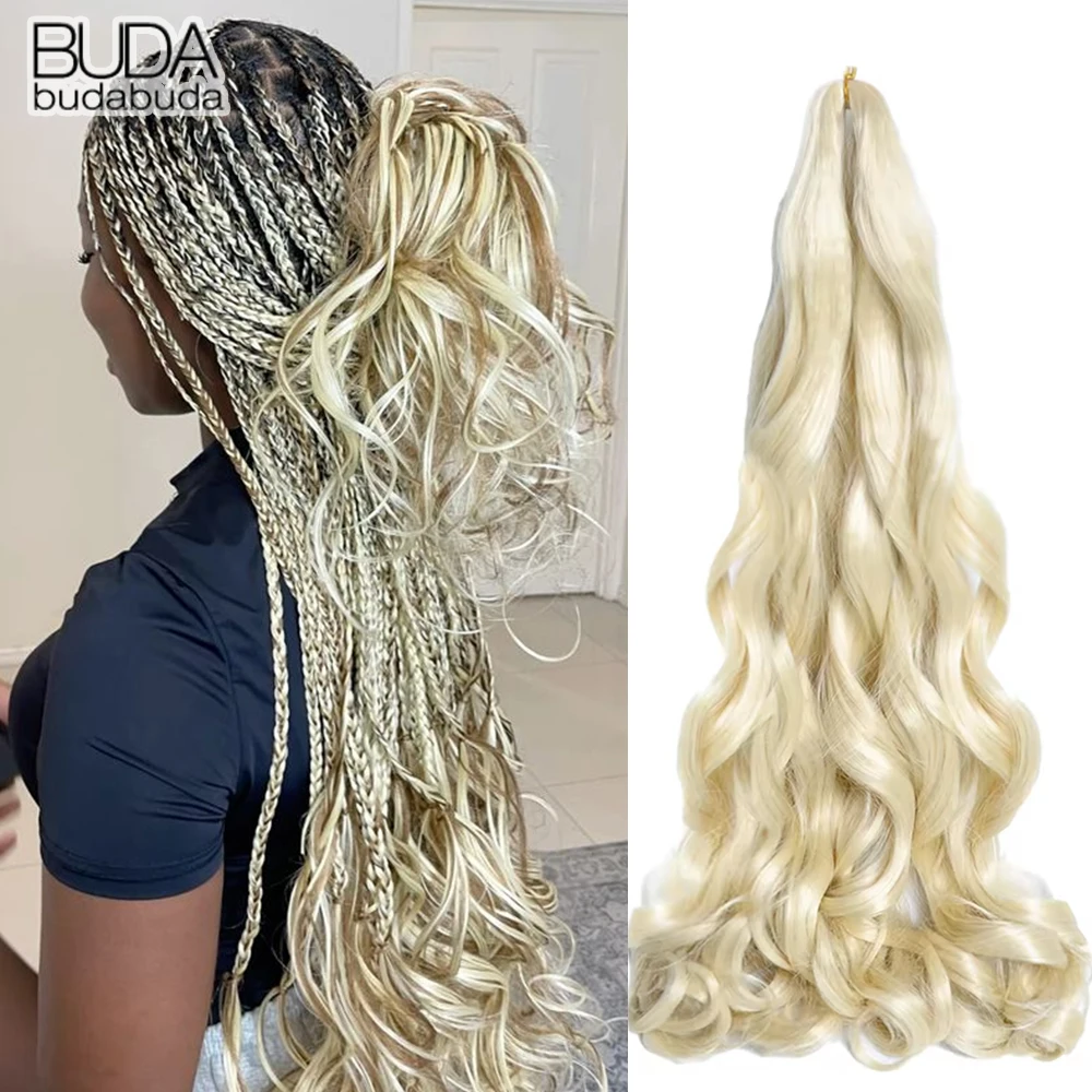 Synthetic French Curls Braiding Hair Extensions 22" Loose Wave Curl Braid Hair For Women Pre Stretched Spiral Curls Braids Hair
Synthetic French Curls Braiding Hair Extensions 22" Loose Wave Curl Braid Hair For Women Pre Stretched Spiral Curls Braids Hair