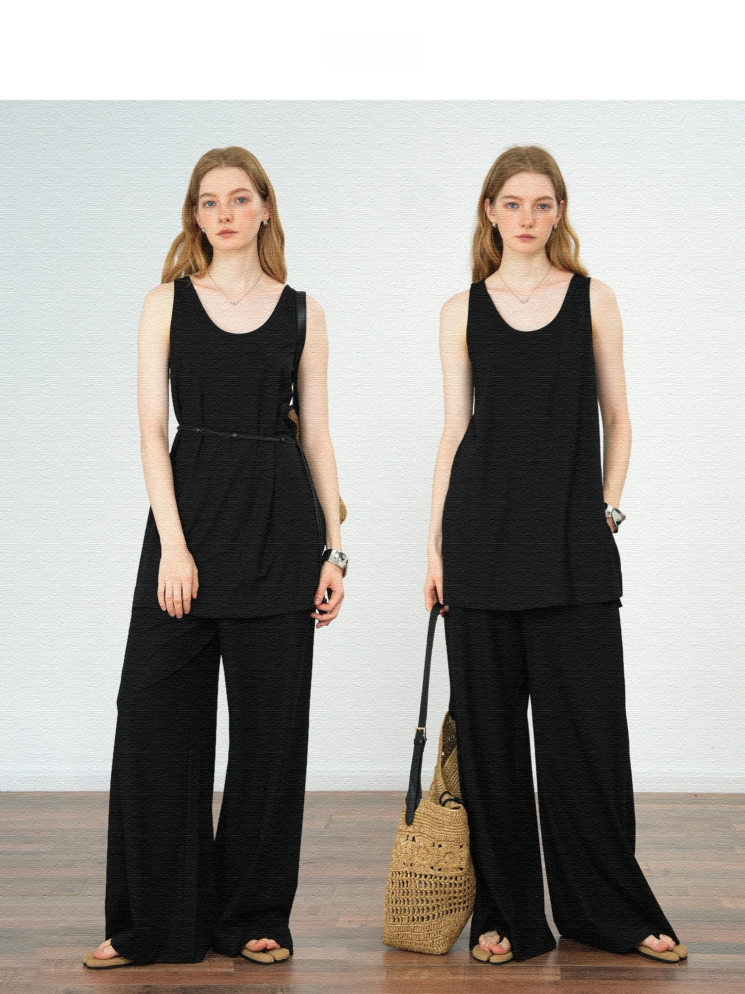 High Intelligence Sensation Loose Wide Leg Pants Set with U-Neck Vest Casual Style Four Seasons Adult Fashion Set
High Intelligence Sensation Loose Wide Leg Pants Set with U-Neck Vest Casual Style Four Seasons Adult Fashion Set