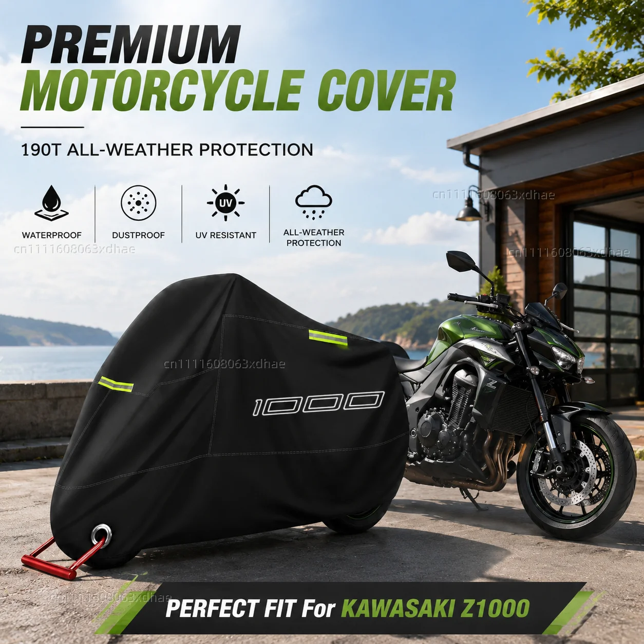 Motorcycle Full Cover Waterproof Rain Dustproof All Season 190T Oxford Cloth For For KAWASAKI Z1000 Z1000R Z1000SX Z 1000 1000R
Motorcycle Full Cover Waterproof Rain Dustproof All Season 190T Oxford Cloth For For KAWASAKI Z1000 Z1000R Z1000SX Z 1000 1000R