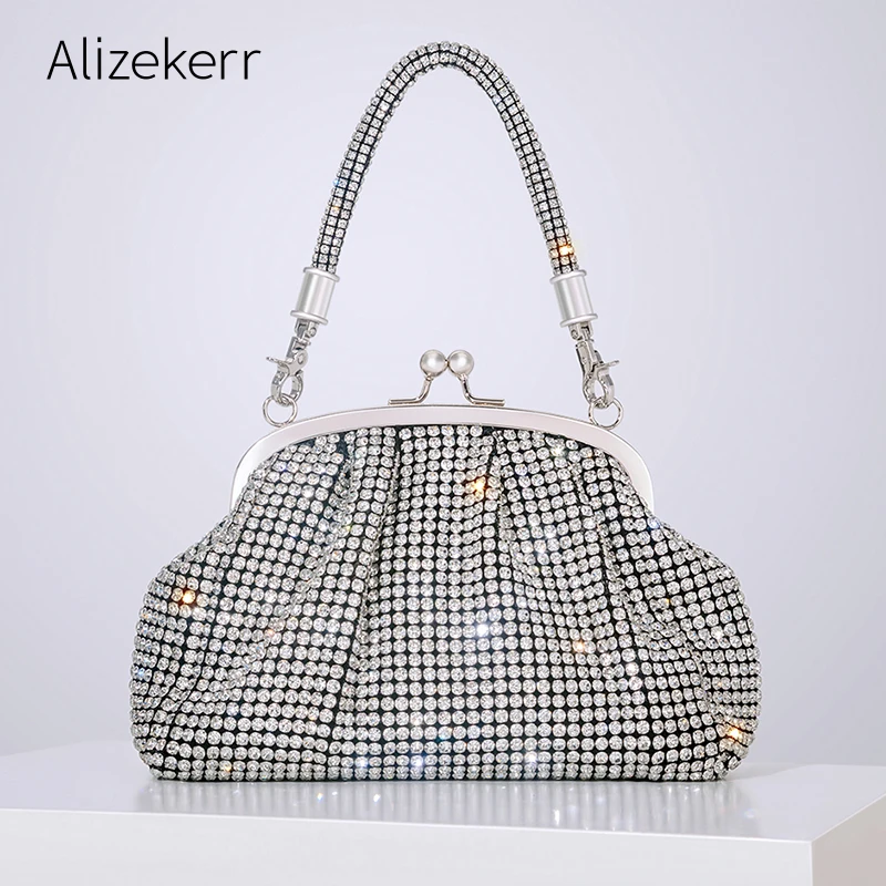 Gold Diamond Evening Clutch Purses Women 2023 New Elegant Luxury Boutique Top Handle Frame Crystal Crossbody Bags Wedding Party
Gold Diamond Evening Clutch Purses Women 2023 New Elegant Luxury Boutique Top Handle Frame Crystal Crossbody Bags Wedding Party
