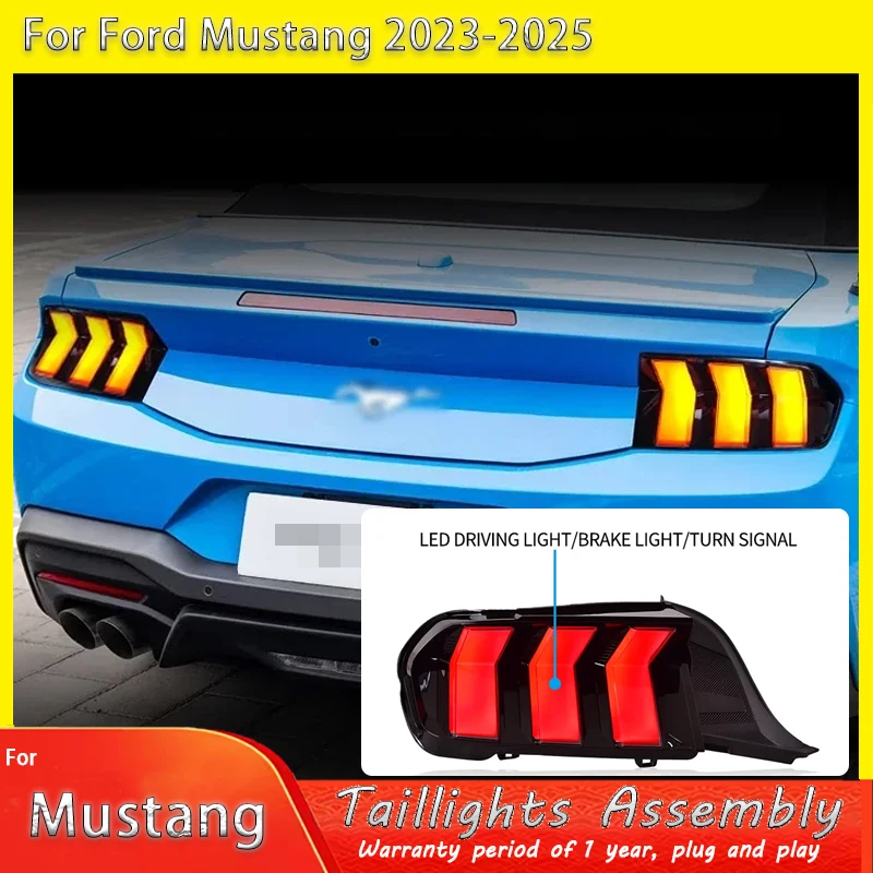 Car Lights For Ford Mustang Taillights 2023 2024-2025 LED Tail Lamp Dynamic Turn Signal Light Car Taillights Assembly
Car Lights For Ford Mustang Taillights 2023 2024-2025 LED Tail Lamp Dynamic Turn Signal Light Car Taillights Assembly