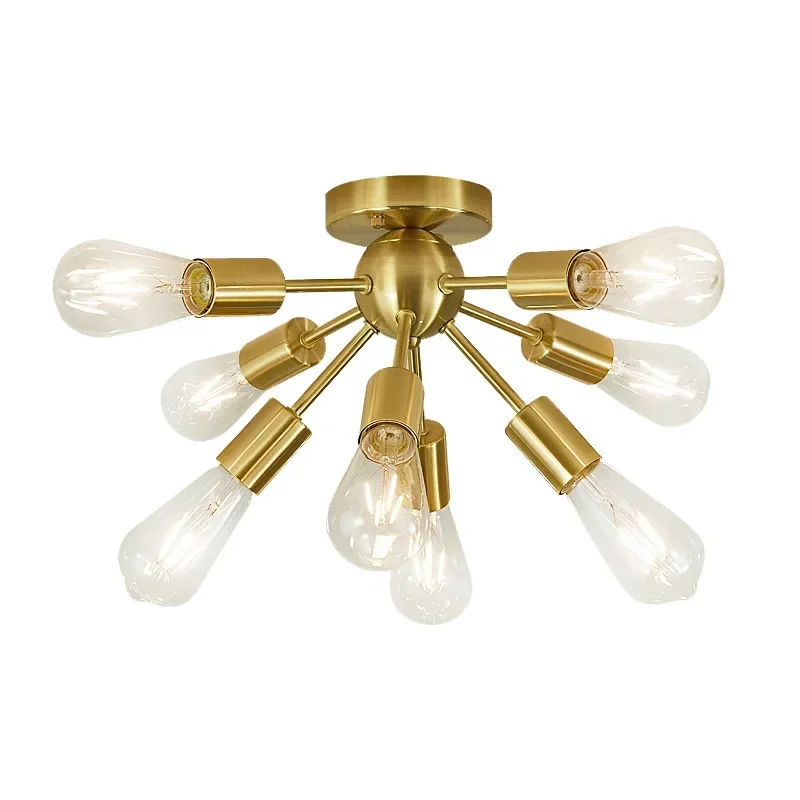 Retro Simple Living Room Bedroom Ceiling Light American Rural Satellite Multi-head Iron Lamps Industrial Wind Restaurant Lights
Retro Simple Living Room Bedroom Ceiling Light American Rural Satellite Multi-head Iron Lamps Industrial Wind Restaurant Lights