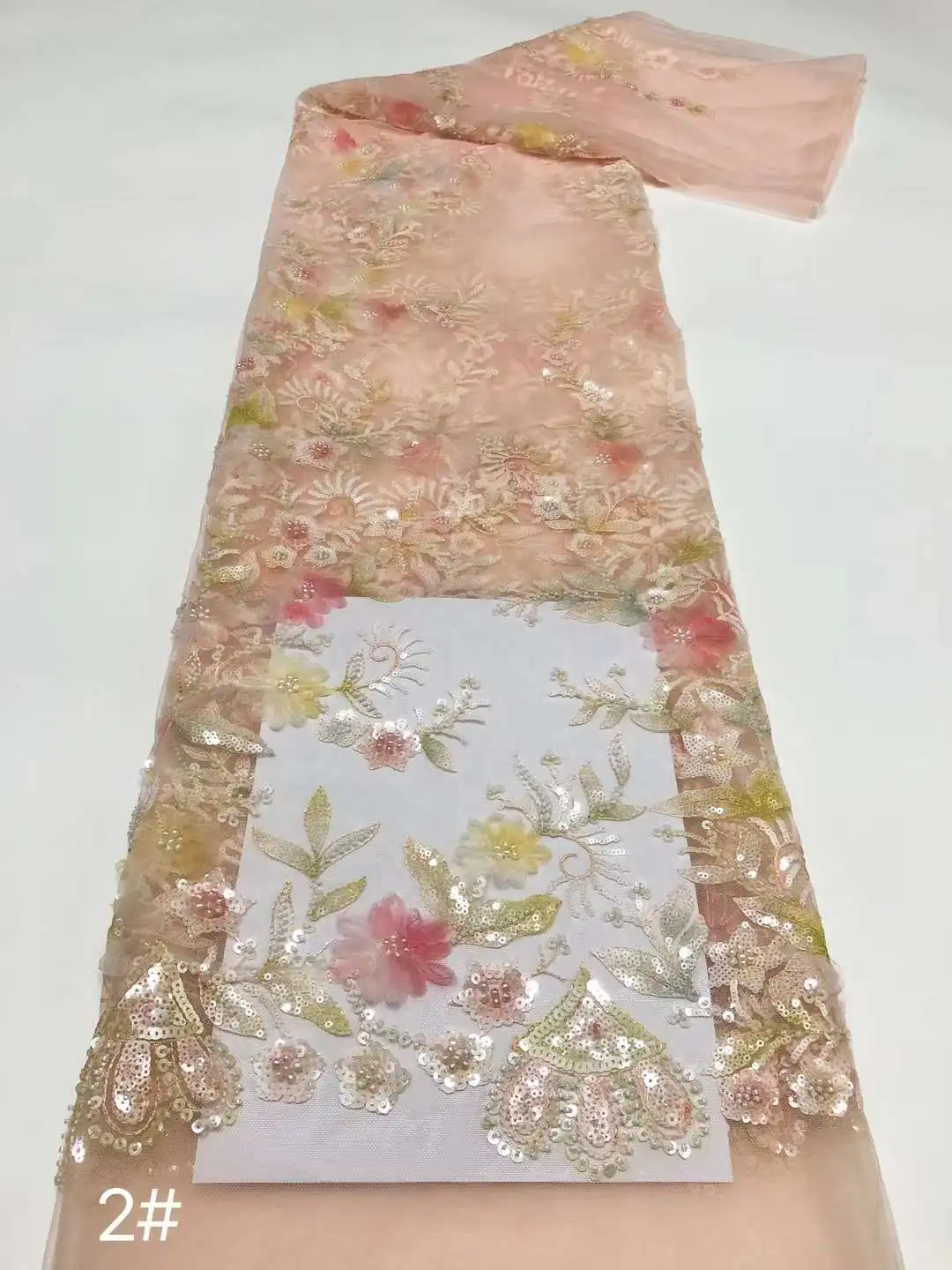 Popular ,3D Lace Flowers, Beads Embroidery French Mesh,Beaded African Nigeria Fabric Lace ,Ladies's Evenign Dress ,Bride Dress ,
Popular ,3D Lace Flowers, Beads Embroidery French Mesh,Beaded African Nigeria Fabric Lace ,Ladies's Evenign Dress ,Bride Dress ,